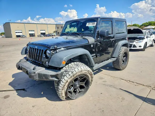 1C4AJWAG9GL339655 — 2016 Jeep Wrangler, Передняя часть (Front End), фото до ремонта