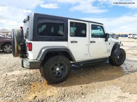 2016 Jeep Wrangler Unlimited Sport VIN 1C4BJWDG0GL324798 фото 3