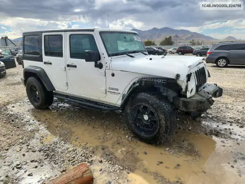 2016 Jeep Wrangler Unlimited Sport VIN 1C4BJWDG0GL324798 фото 4