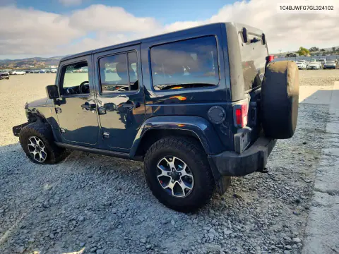 2016 Jeep Wrangler Unlimited Rubicon VIN 1C4BJWFG7GL324102 фото 2