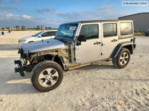 1C4BJWDG8GL125045 — 2016 Jeep Wrangler, Передняя часть, фото до ремонта