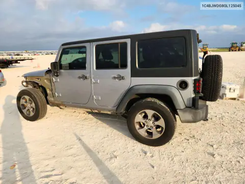 1C4BJWDG8GL125045 — 2016 Jeep Wrangler, фото 2 с аукциона Copart, Передняя часть