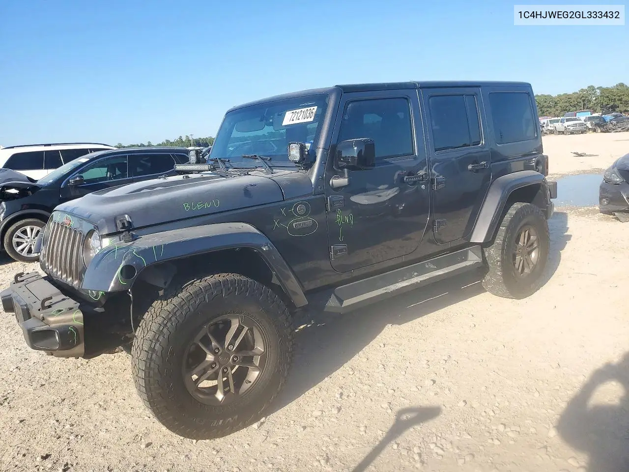2016 Jeep Wrangler Unlimited Sahara VIN 1C4HJWEG2GL333432 фото 1
