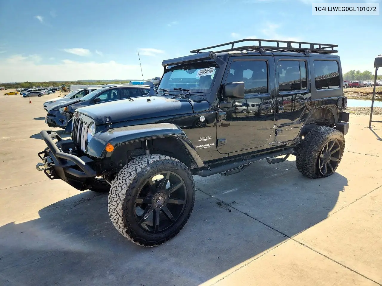 2016 Jeep Wrangler Unlimited Sahara VIN 1C4HJWEG0GL101072 фото 1