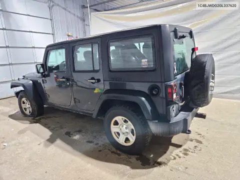 2016 Jeep Wrangler Unlimited Sport VIN 1C4BJWDG2GL337620 фото 2