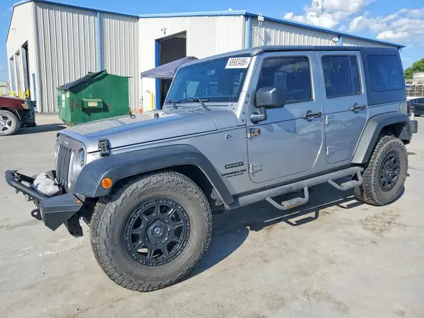 1C4HJWDG4HL654357 — 2017 Jeep Wrangler, Передняя часть (Front End), фото до ремонта