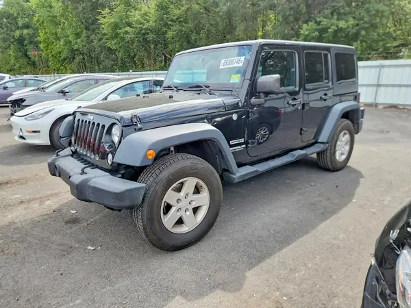 1C4BJWDG7HL535031 — 2017 Jeep Wrangler, Передняя часть (Front End), фото до ремонта