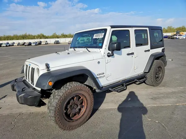 1C4BJWDG3HL709421 — 2017 Jeep Wrangler, Задняя часть (Rear End), фото до ремонта