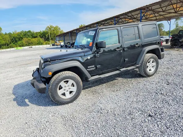 1C4BJWDG7HL596833 — 2017 Jeep Wrangler, Передняя часть (Front End), фото до ремонта