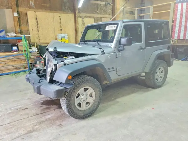 1C4AJWAG3HL659362 — 2017 Jeep Wrangler, Передняя часть (Front End), фото до ремонта
