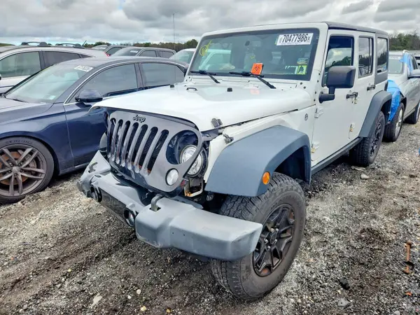 1C4HJWDG7HL542104 — 2017 Jeep Wrangler, Передняя часть (Front End), фото до ремонта