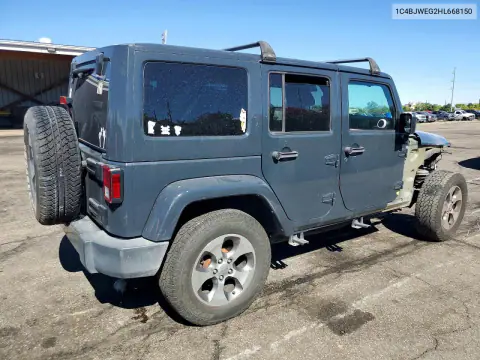 2017 Jeep Wrangler Unlimited Sahara VIN 1C4BJWEG2HL668150 фото 3