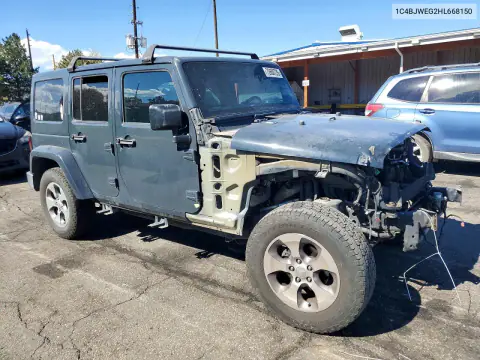 2017 Jeep Wrangler Unlimited Sahara VIN 1C4BJWEG2HL668150 фото 4