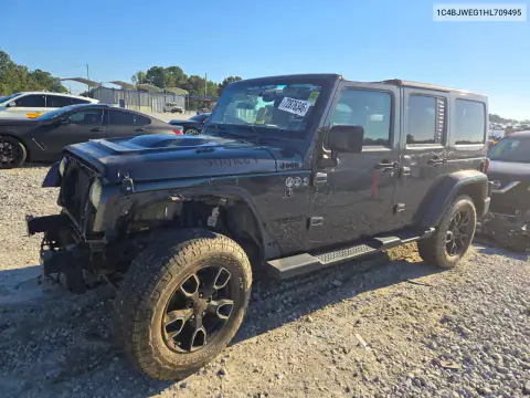 1C4BJWEG1HL709495 — 2017 Jeep Wrangler, Передняя часть, фото до ремонта