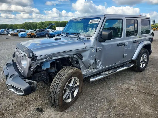 1C4HJXEGXJW192959 — 2018 Jeep Wrangler, Передняя часть (Front End), фото до ремонта