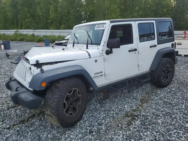 1C4BJWDG1JL807143 — 2018 Jeep Wrangler, Передняя часть (Front End), фото до ремонта
