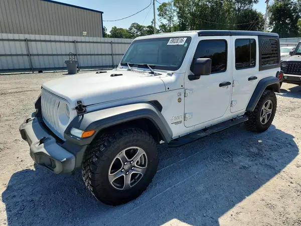 1C4HJXDG3JW129705 — 2018 Jeep Wrangler, Задняя часть (Rear End), фото до ремонта