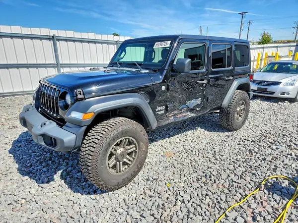 1C4HJXDN3JW243766 — 2018 Jeep Wrangler, Боковая часть (Side), фото до ремонта