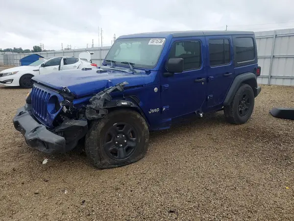 1C4HJXDN8JW193138 — 2018 Jeep Wrangler, Передняя часть (Front End), фото до ремонта