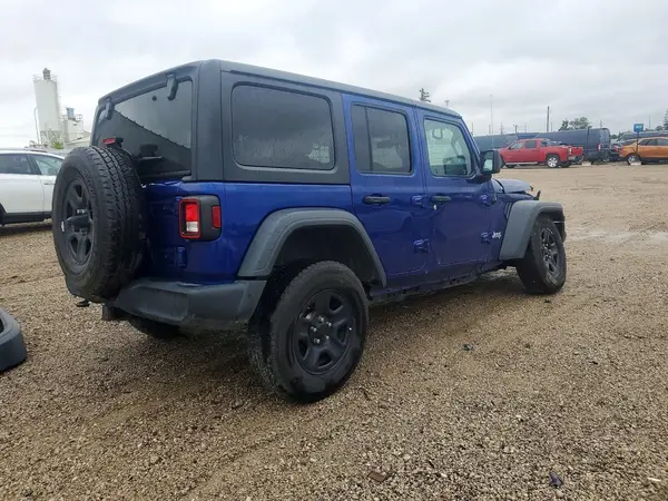 1C4HJXDN8JW193138 — 2018 Jeep Wrangler, фото 3 с аукциона Copart, Передняя часть