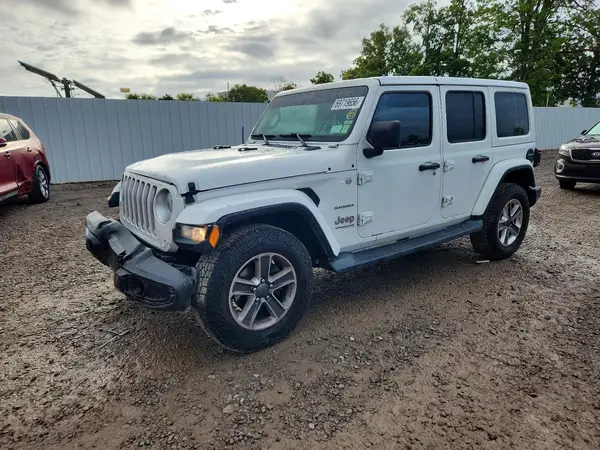 1C4HJXEG4JW213918 — 2018 Jeep Wrangler, Передняя часть (Front End), фото до ремонта