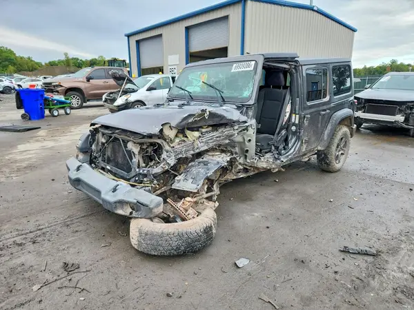 1C4HJXDG6JW247442 — 2018 Jeep Wrangler, Передняя часть (Front End), фото до ремонта