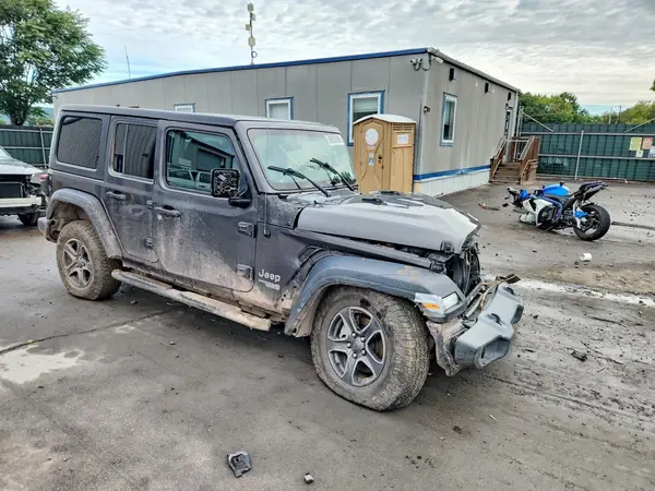1C4HJXDG6JW247442 — 2018 Jeep Wrangler, фото 4 с аукциона Copart, Передняя часть