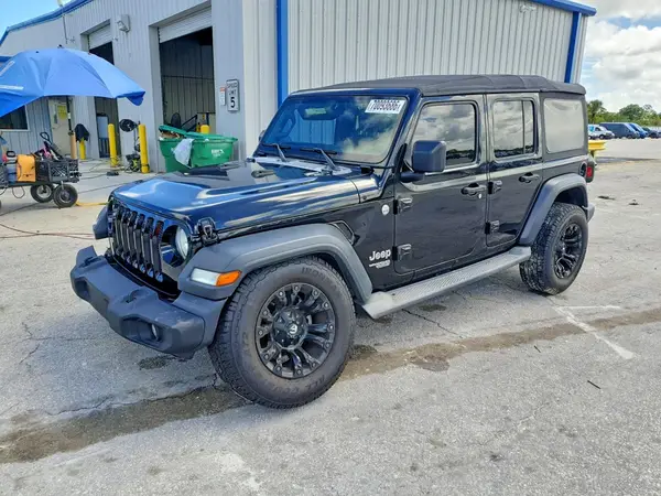1C4HJXDG6JW166909 — 2018 Jeep Wrangler, Ходовая часть (Undercarriage), фото до ремонта