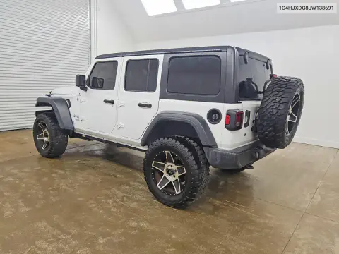 2018 Jeep Wrangler Unlimited Sport VIN 1C4HJXDG8JW138691 фото 2