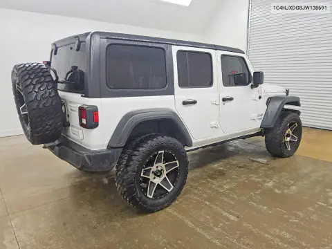 2018 Jeep Wrangler Unlimited Sport VIN 1C4HJXDG8JW138691 фото 3