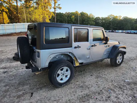 2018 Jeep Wrangler Unlimited Sport VIN 1C4BJWDG5JL837729 фото 3