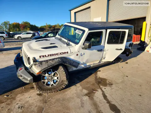 1C4HJXFG3JW231048 — 2018 Jeep Wrangler, Сторона, фото до ремонта