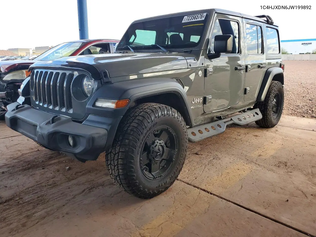 2018 Jeep Wrangler Unlimited Sport VIN 1C4HJXDN6JW199892 фото 1