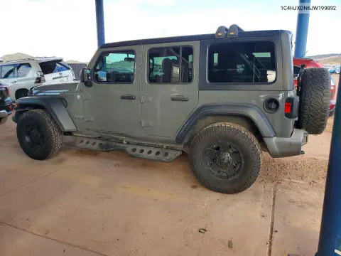 2018 Jeep Wrangler Unlimited Sport VIN 1C4HJXDN6JW199892 фото 2
