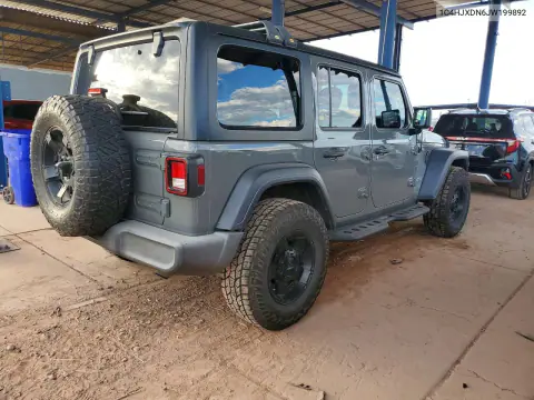 2018 Jeep Wrangler Unlimited Sport VIN 1C4HJXDN6JW199892 фото 3