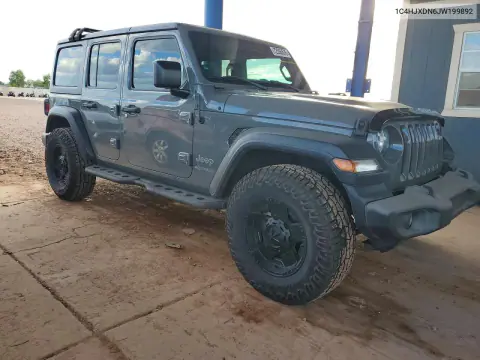 2018 Jeep Wrangler Unlimited Sport VIN 1C4HJXDN6JW199892 фото 4