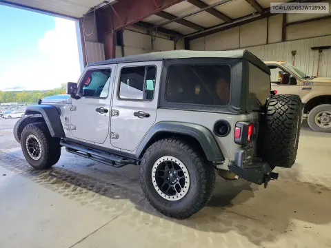 2018 Jeep Wrangler Unlimited Sport VIN 1C4HJXDG8JW128906 фото 2