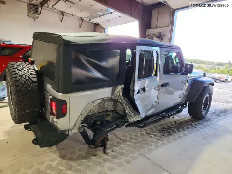 2018 Jeep Wrangler Unlimited Sport VIN 1C4HJXDG8JW128906 фото 3