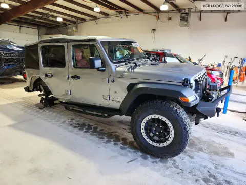 2018 Jeep Wrangler Unlimited Sport VIN 1C4HJXDG8JW128906 фото 4