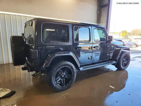 2018 Jeep Wrangler Unlimited Sahara VIN 1C4HJXEG7JW216859 фото 3