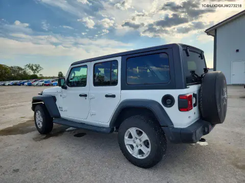 2018 Jeep Wrangler Unlimited Sport VIN 1C4HJXDGXJW273218 фото 2