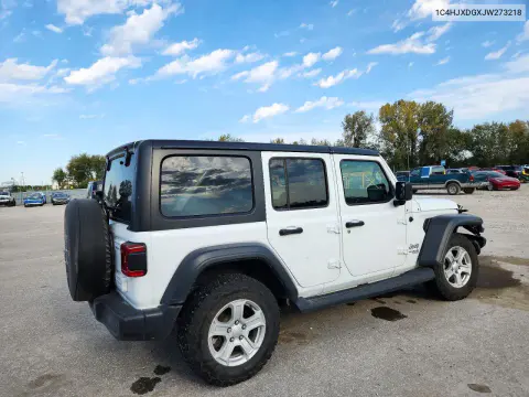 2018 Jeep Wrangler Unlimited Sport VIN 1C4HJXDGXJW273218 фото 3