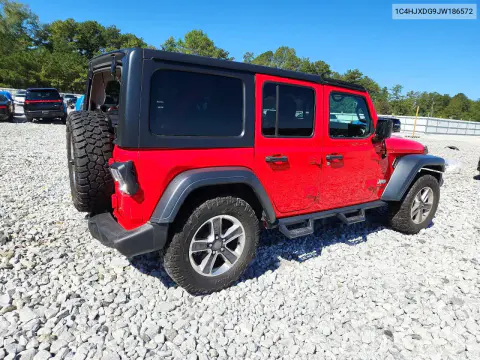 2018 Jeep Wrangler Unlimited Sport VIN 1C4HJXDG9JW186572 фото 3