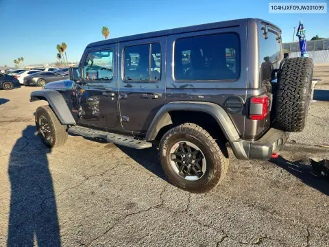 1C4HJXFG9JW301099 — 2018 Jeep Wrangler, фото 2 с аукциона Copart, Передняя часть