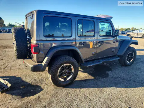 1C4HJXFG9JW301099 — 2018 Jeep Wrangler, фото 3 с аукциона Copart, Передняя часть