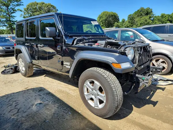 1C4HJXDN5KW549322 — 2019 Jeep Wrangler, фото 4 с аукциона Copart, Передняя часть