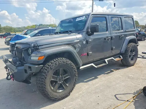 1C4HJXEGXKW642935 — 2019 Jeep Wrangler, Передняя часть (Front End), фото до ремонта