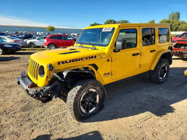 1C4HJXFG5KW667319 — 2019 Jeep Wrangler, Передняя часть (Front End), фото до ремонта