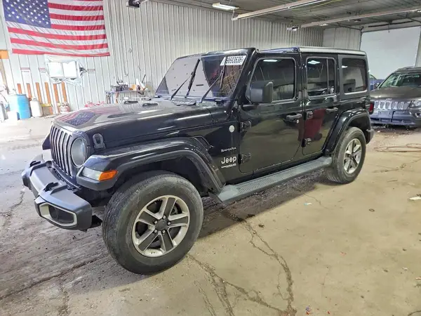 1C4HJXEN6KW624656 — 2019 Jeep Wrangler, Подтопление (Water/Flood), фото до ремонта