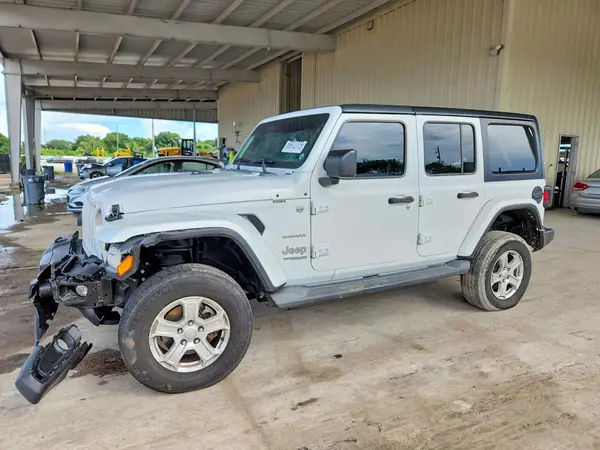 1C4HJXEG9KW514718 — 2019 Jeep Wrangler, Передняя часть (Front End), фото до ремонта